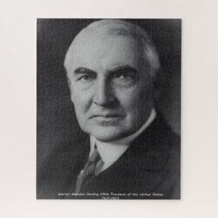 Quebra-cabeça Warren Gamalie Harding 29º Presidente dos Estados