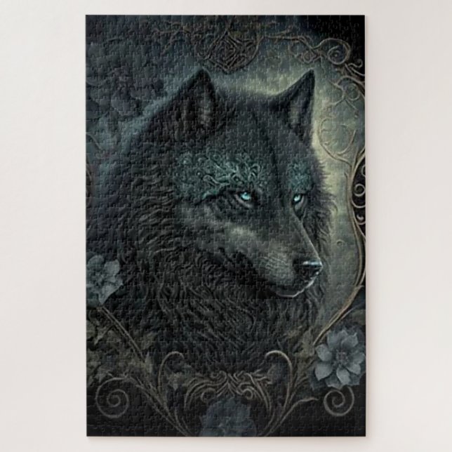 Quebra-cabeça Warrior Wolf (Vertical)