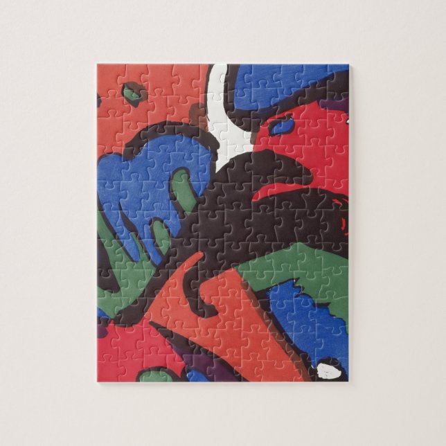 Quebra-cabeça Wassily Kandinsky Franz Marc Blue Rider Painting (Vertical)