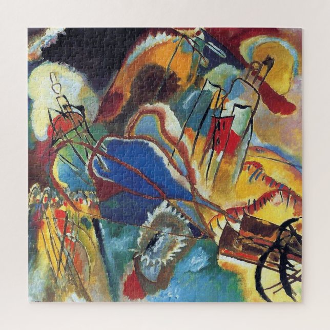 Quebra-cabeça Wassily Kandinsky - Improvisação 30 (Canhões) (Vertical)