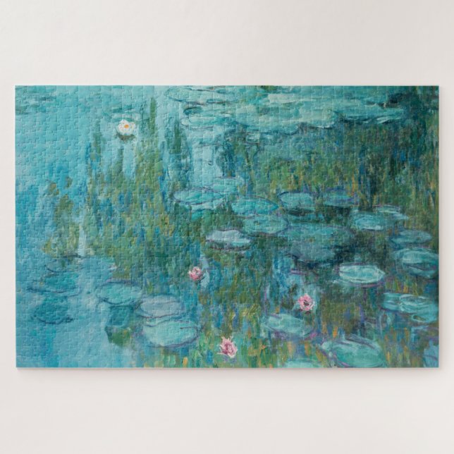 Quebra-cabeça Water Lilies (by Claude Monet, 1915) (Horizontal)
