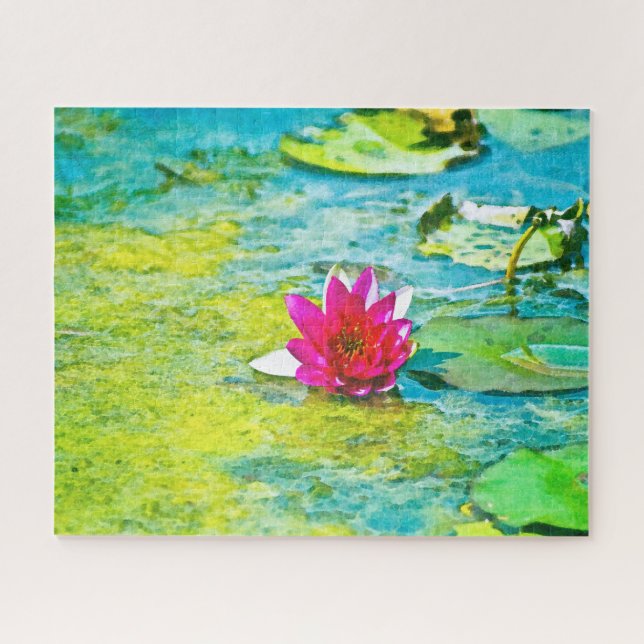 Quebra-cabeça Water Lily Lilypad (Horizontal)