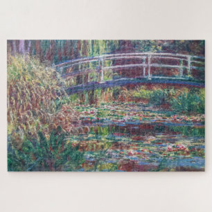 Quebra-cabeça Water Lily Pond (Harmonie Rosa, Monet)