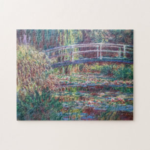 Quebra-cabeça Water Lily Pond (Harmonie Rosa, Monet)