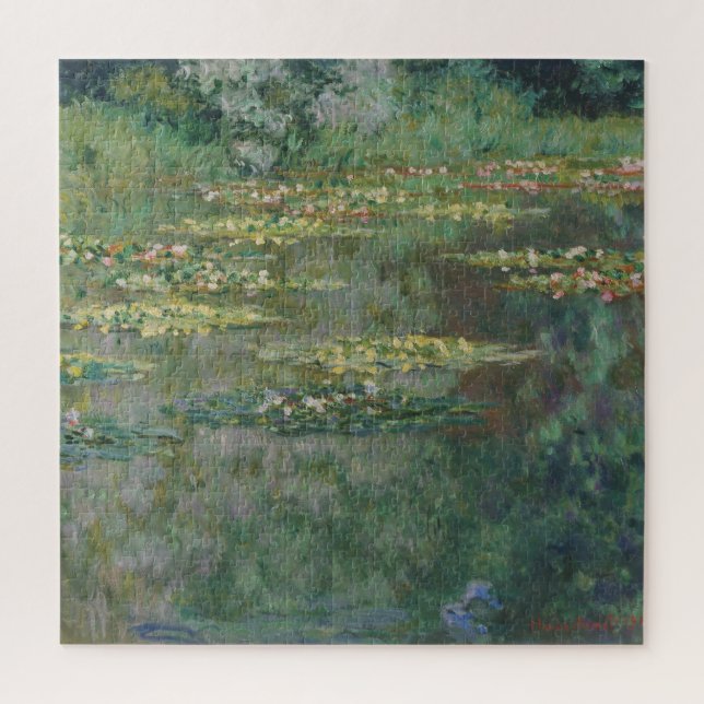 Quebra-cabeça Water Lily Pond Monet 1904 (Vertical)