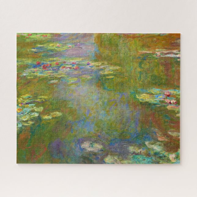 Quebra-cabeça Water Lily Pond por Claude Monet (Horizontal)