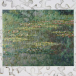 Quebra-cabeça Waterlily Pond, por Claude Monet, Vintage Fine Art<br><div class="desc">Waterlily Pond, de Claude Monet, é uma pintura de arte peculiar vintage impressionismo que apresenta flores aquilíferas num lago no jardim de Monet em sua casa em Giverny, França. Lindas flores estão flutuando na água e árvores salgadas verdes chorando ao longo do lago. Os salgueiros também lançam reflexo na água....</div>