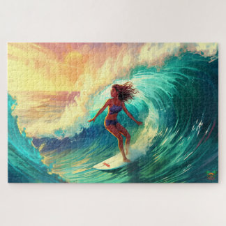 Quebra-cabeça Wave Rider: Surf para cima