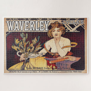 Quebra-cabeça Waverley Cycle por Alphonse Mucha