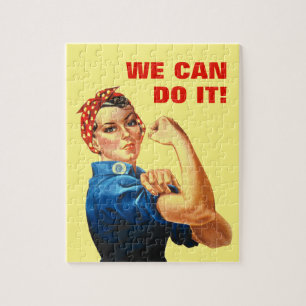 Quebra-cabeça We Can Do It World War II Propaganda Rosie Riveter