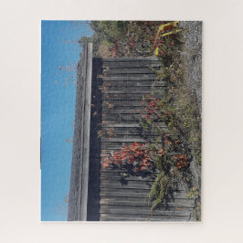 Quebra-cabeça Weathered Shed with Encroaching Green