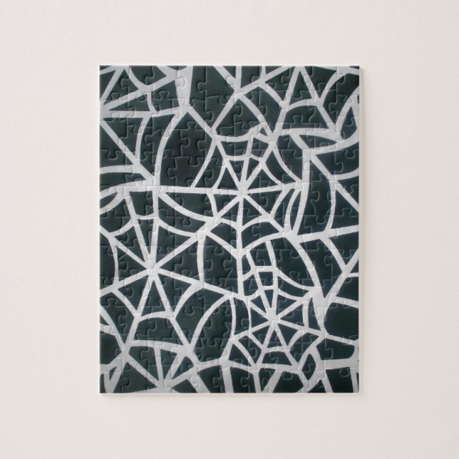 Quebra-cabeça Web of Mystery: Armadilha Delicada - Web White Spi (Vertical)