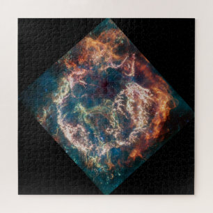 Quebra-cabeça WEBB SPACE TELESCOPE Cassiopeia A Imagem MIRI