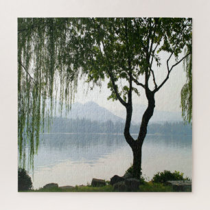 Quebra-cabeça Weeping Willow Mountain View