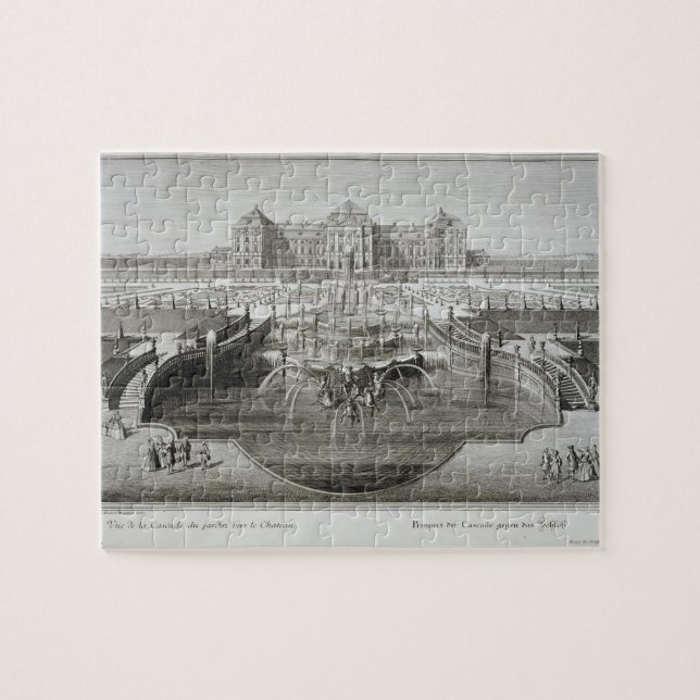 Quebra-cabeça Weissenstein, vista para o castelo do bar (Horizontal)