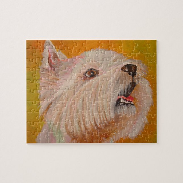 Quebra-cabeça West Highland White Terrier Retrato (Horizontal)