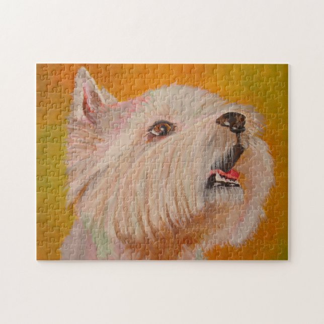 Quebra-cabeça West Highland White Terrier Retrato (Horizontal)