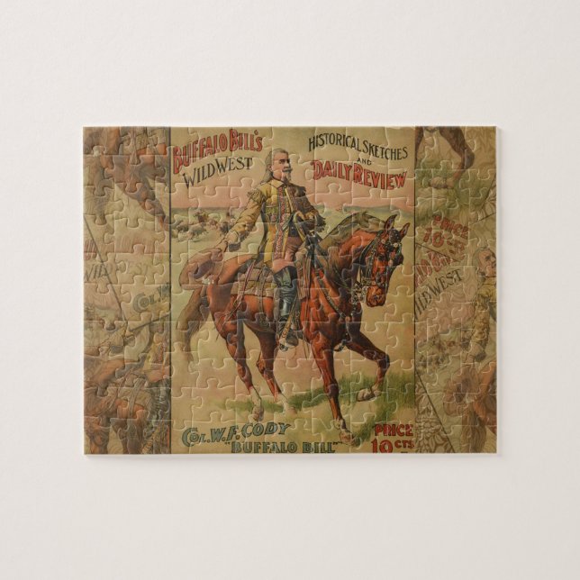 Quebra-cabeça Western Buffalo Bill Wild West (Horizontal)