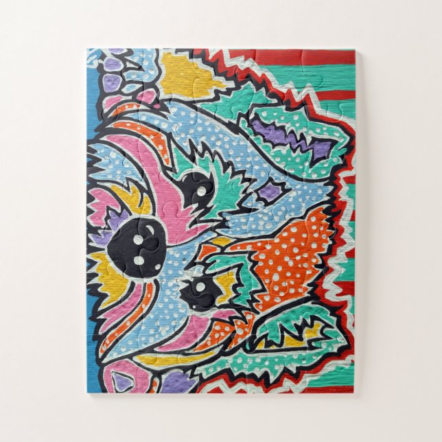 Quebra-cabeça Westie West Highland Dog Puppy Dogs Pet Terrier (Vertical)