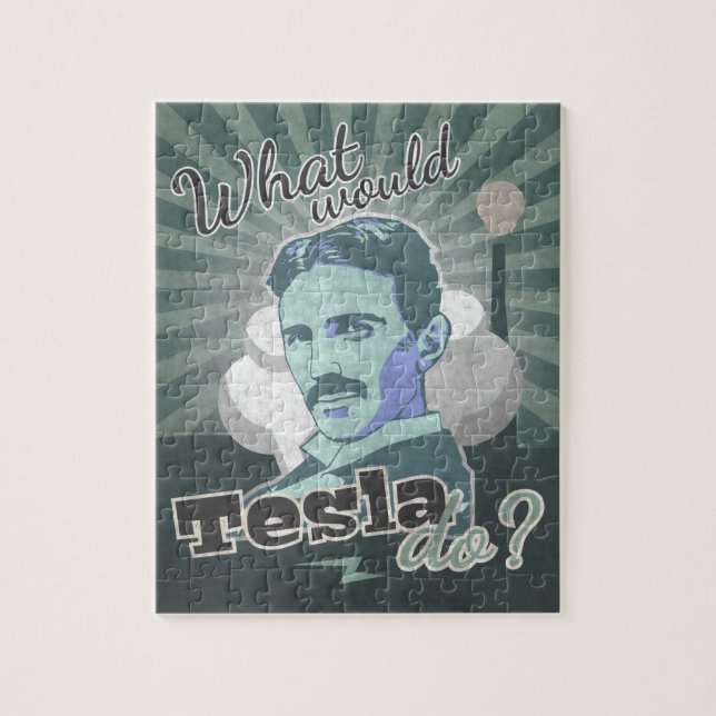 Quebra-cabeça What would Tesla Do? (Vertical)