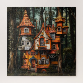 Quebra-cabeça Whimsic Forest House