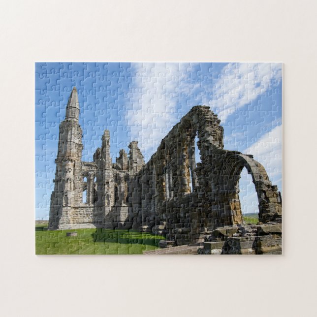Quebra-cabeça Whitby Abbey. (Horizontal)