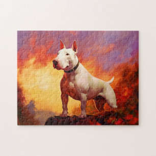 Quebra-cabeça White Bull Terrier