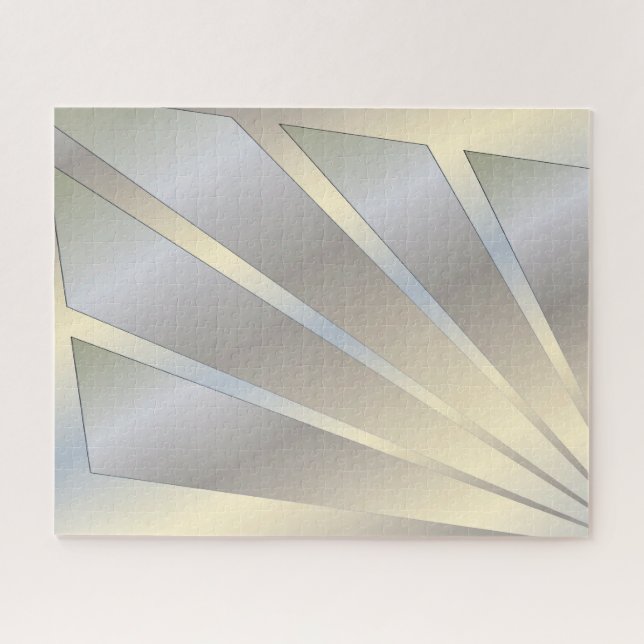Quebra-cabeça White gold rays (Horizontal)