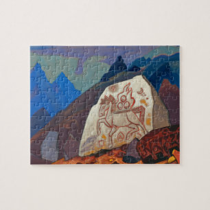 Quebra-cabeça White Stone, Sinais de Chintamani por Roerich