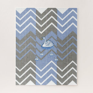 Quebra-cabeça White Swan Herringbone