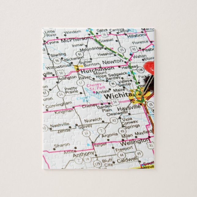 Quebra-cabeça Wichita, Kansas (Vertical)