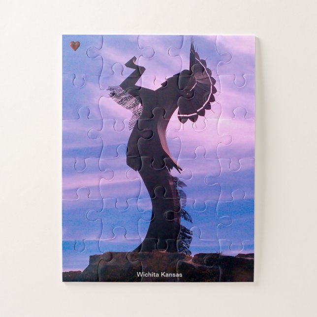 Quebra-cabeça Wichita Kansas (Vertical)