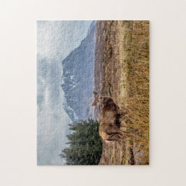 Quebra-cabeça Wild Red Stag em Glencoe Scotland