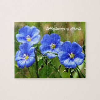 Quebra-cabeça Wildflower de Alberta, Canadá - Nature Quebra-cabe