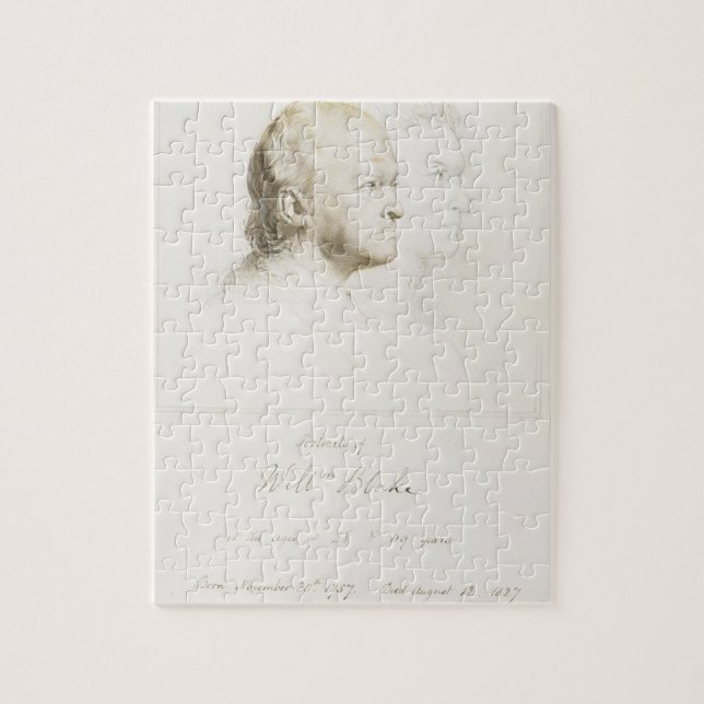 Quebra-cabeça William Blake (1757-1827) na juventude e na idade (Vertical)