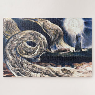 Quebra-cabeça William Blake Lovers' Whirlwind ilustra o inferno