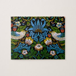 Quebra-cabeça William Morris Birds Flores Morangos Fine