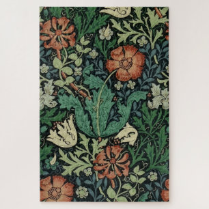 Quebra-cabeça William Morris Compton Floral Art Nouveau Pattern
