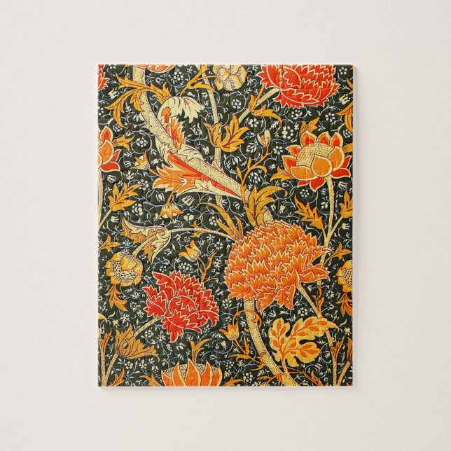 Quebra-cabeça William Morris Cray Wallpaper Padrão de Flor (Vertical)