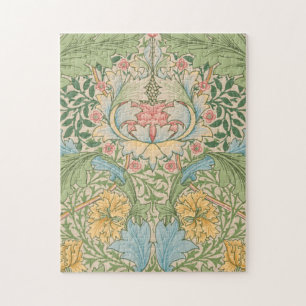 Quebra-cabeça William Morris Flor de Murta Floral Botânico