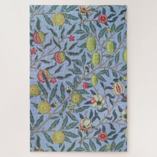 Quebra-cabeça William Morris Fruta Pomegranate Blue Ornament
