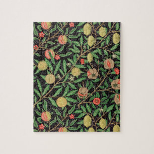 Quebra-cabeça William Morris Fruta Pomegranate Padrão Floral