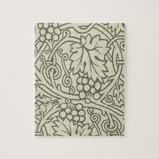 Quebra-cabeça William Morris Grapevine Green Wallpaper (Vertical)