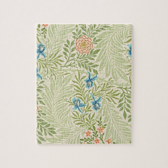Quebra-cabeça William Morris Larkspur Padrão Floral (Vertical)