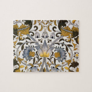 Quebra-cabeça william morris lodden floral têxtil