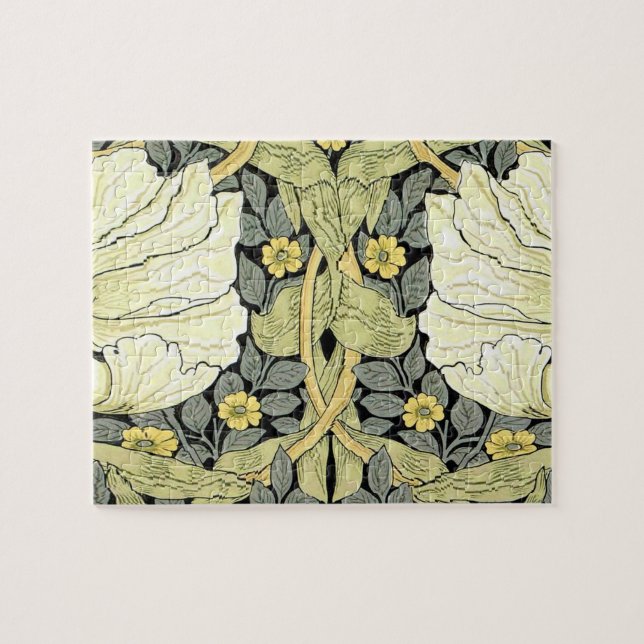 Quebra-cabeça William Morris Pimpernel Floral Wallpaper (Horizontal)