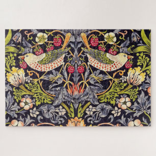 Quebra-cabeça William Morris Strawberry Thef Arte Floral Nouveau