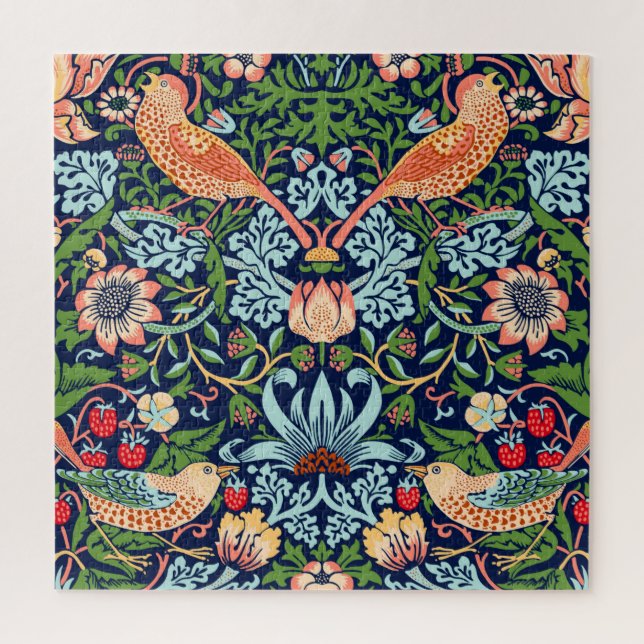 Quebra-cabeça William Morris Strawberry Thief (Vertical)