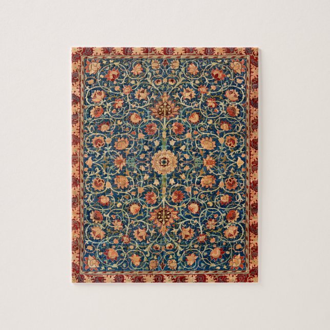 Quebra-cabeça William Morris Strawberry Thief Floral Pattern (Vertical)