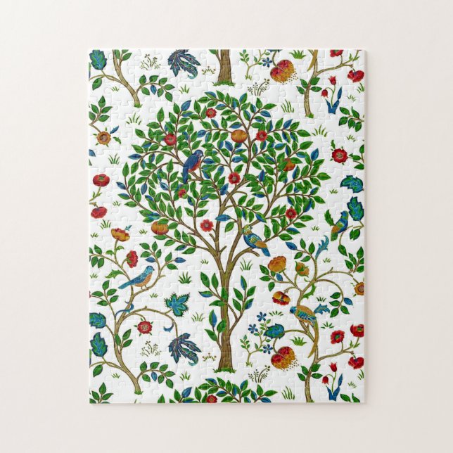Quebra-cabeça William Morris Tree of Life Standard, Green & Mult (Vertical)